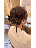 ヘアアレンジメント ボガスティーズ 溝の口店(Hair arrangement Vogusty's)&nbsp;ツイン団子/ブライダル/イベント/浴衣/花火大会/隅田川花火