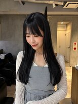 エリマ 調布(elima)&nbsp;調布イルミナカラーミディアムレイヤーブルーブラックアッシュ