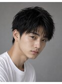 リバースセンターパート/ニュアンスパーマ/ダウンバング/MEN'S