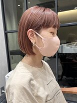 アテ(Ate) ボブ×ピンクベージュ