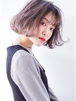 ヘアメイクエイト 丸山店(hair make No.8)&nbsp;【No.8＊岩切祐樹】ほつれボブ×パールラベンダー