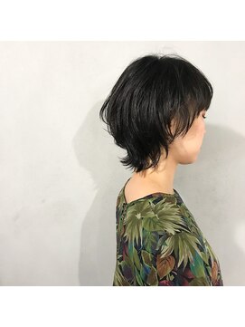 タグ(#tag) #耳掛けマッシュウルフ