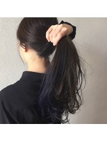 アコット(Acotto.)&nbsp;ポイントインナーカラー＊ネイビー