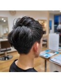 アップバングショート