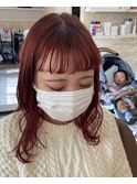 レッドオレンジ×ワイドバング
