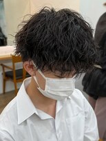 ネオリーブ クーロ(Neolive curro)&nbsp;ツイストスパイラル　マッシュ×ツーブロ