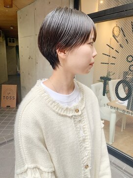 ショートオンリーサロントス(short only salon TOSS) 前髪長めハンサムマッシュ