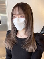 アルバム 池袋(ALBUM)&nbsp;顔まわりレイヤー_ホワイトグレージュネビージュ_ba384052