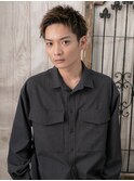 ≪mod's men≫ハイトーンカラー★アップバングショートd
