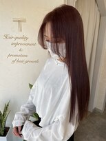 トゥーリ 長崎住吉店(tuuli) tuuli☆30代40代ペールベージュ切りっぱなしロング 74