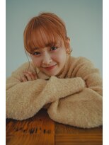 ガレージ バイ グリーン 原宿 表参道(Garage by green)&nbsp;【loki】ハイトーン×オレンジ