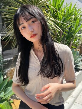 トレイル バイ ローバー(trail by ROVER) ぱっつん　抜け感ロング