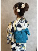 浴衣&アレンジヘアセット