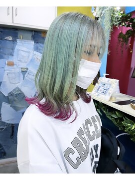 トーク 伊丹本店(TAL'KE) TAL'KE/ペールミントグリーン×ピンク_1167