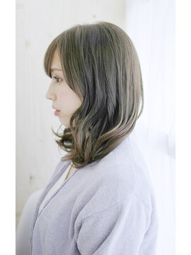 シュシュット(chouchoute) 韓国ボブレイヤーロンググレーベージュ黒髪質改善前髪パーマ/119