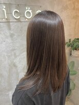 ニコア 千葉(nicoa)&nbsp;レイヤーカット/シナモンベージュ/髪質改善[千葉/千葉駅]