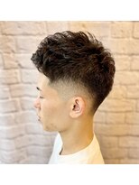 ヘアサロン 銀座マツナガ新宿店(hair salon) 短髪 黒髪ショート ワイルドツーブロック ソフトモヒカン 社会人