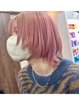 ルッカヘアガーデン バイ ラッシュゴールド(RUCCA HAIR GARDEN by LUSH GOLD) かっこかわいいピンク