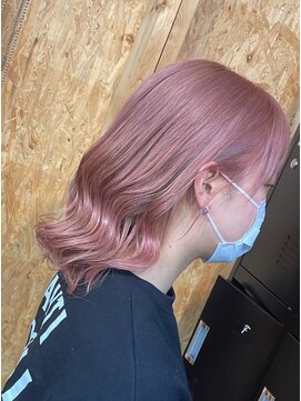 アフターニュース 新潟(afternews) ピンクベージュ/ダブルカラー/ケアブリーチ/髪質改善/新潟/駅南