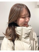 フェイバリットガーデン(favorite garden)&nbsp;フェイスレイヤー20代30代大人可愛い前髪パーマ小顔カット