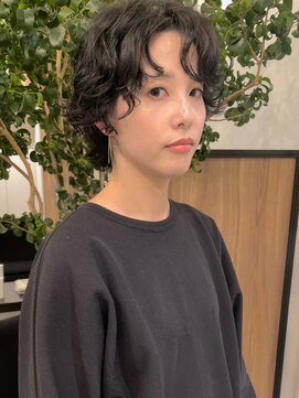 ビュートリアム ギンザ(BEAUTRIUM) レイヤーショート・ニュアンスパーマ・ウルフ・マレットヘア