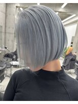 リノート バイ エゴル 名古屋(LINOET by ENGOL)&nbsp;保存必須【海外風ハイトーンボブ】ブルー