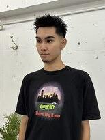 ウェルネス(Wellness)&nbsp;ピンパーマ　スパイキーショート