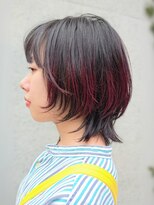 【SHARON原宿】脱ブリーチ！伸ばしかけデザインカット&カラー