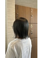 コンティバイミラートーク(CONTY by MIRROR TALK) ボブ/ダークグレージュ/ブリーチ履歴あり