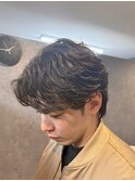 フェザーパーマ/メンズ曲がる縮毛矯正/曲がる縮毛矯正/髪質改善