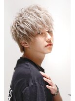 リップスヘアー 銀座(LIPPS hair) 【長めマッシュ】フェザー緩スパイラルパーママッシュ