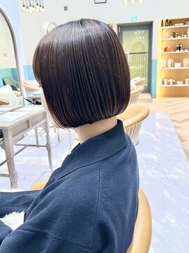 ロンド レグリーズ 立川(Lond leglise) タッセルボブ/ミニボブ/フェイスレイヤー/顔まわり/グレージュ