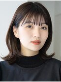 似合わせ　ミディアムレイヤー　メルティーカラー
