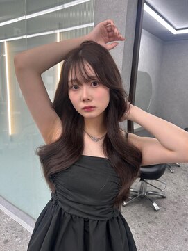 ボタン ハカタ(VOTAN hakata) グレージュカラー／暗めカラー/韓国ヘア/ロングヘア