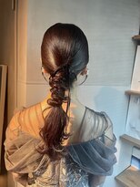 シャルムバイケンジ(Charm.by KENJE)&nbsp;【ポニーテール】結婚式/浴衣/着付/銀座/ヘアセット/アレンジ