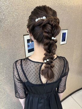 ヘアメイク マリア 福岡天神西通り(hair make MARIA) 編みおろしヘア