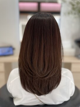 吉田美粧院 白髪染め×レイヤーカット