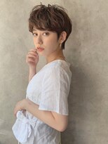 バンプ ギンザ(BUMP GINZA) 30代40代50代大人ショート髪型丸顔前髪あり似合わせ【安野】