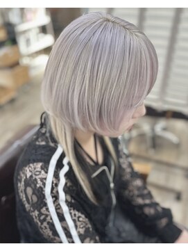 ラウラアンドロー(LAURA&RO) ダブルカラー/ケアブリーチ/インナーカラー/ベージュ【塚口】