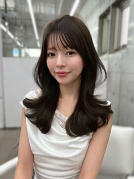 アリュウル 表参道(ALLURE) 韓国くびれヘア×盛れるぱつんと前髪○伊藤