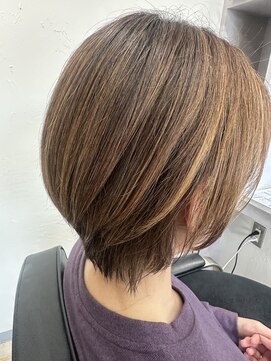 ヘアーガーデン アストレア(HAIR GARDEN ASTRAEA) 脱白髪染めハイライト