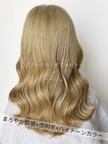 サラジュ 仁川店(SARAJU)&nbsp;まろやか質感×透明感×ハイトーン！ブロンドベージュ