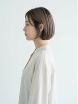 ミーロ 仙台東口(miiro)&nbsp;ショートボブあごライン10代20代30代ミルクティーブラウン