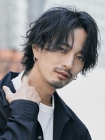 レタッチバイフィフス 大阪梅田(RETOUCH by fifth) 大阪梅田ニュアンスパーマ波巻きパーマセンターパートゆるめ◆