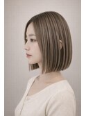 巣鴨/切りっぱなしボブ/髪質改善/01