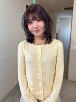 ニコフクオカヘアーメイク(NIKO Fukuoka Hair Make)&nbsp;【NIKO】ハッシュカット.ミディアムレイヤー.ダブルカラー