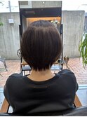 乾かすだけでまとまるショートヘア♪