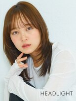 アーサス バイ ヘッドライト 松戸店(ursus by HEADLIGHT)&nbsp;小顔韓国似合わせミディアムレイヤーくびれミルクブラウン