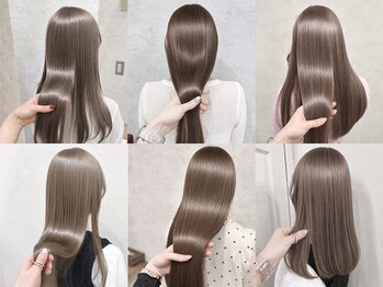 イル(iLu.)の写真/驚きの髪質改善トリートメント！ブリーチ後のダブルカラー毛でも艶髪を叶える特別ケア◎