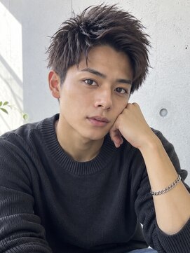 ノア 三宮店(NOA) 爽やかアップバング×スパイキーショート